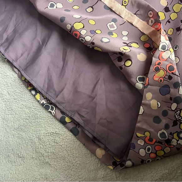 Boden Limited Edition Silk Sleeveless Empire Waist Surplice Floral Midi Dress - Picture 8 of 12